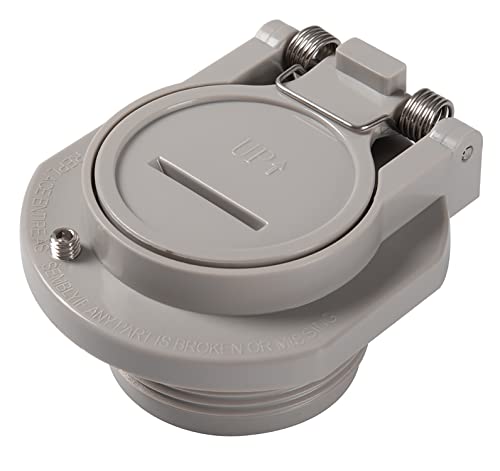 ATIE Pool Free Rotation Snap-Lock Vacuum Vac Lock Safety Wall Fitting W400BLGP for Most Zodiac, Hayward, Pentair Suction Pool Cleaners (Light Gray)