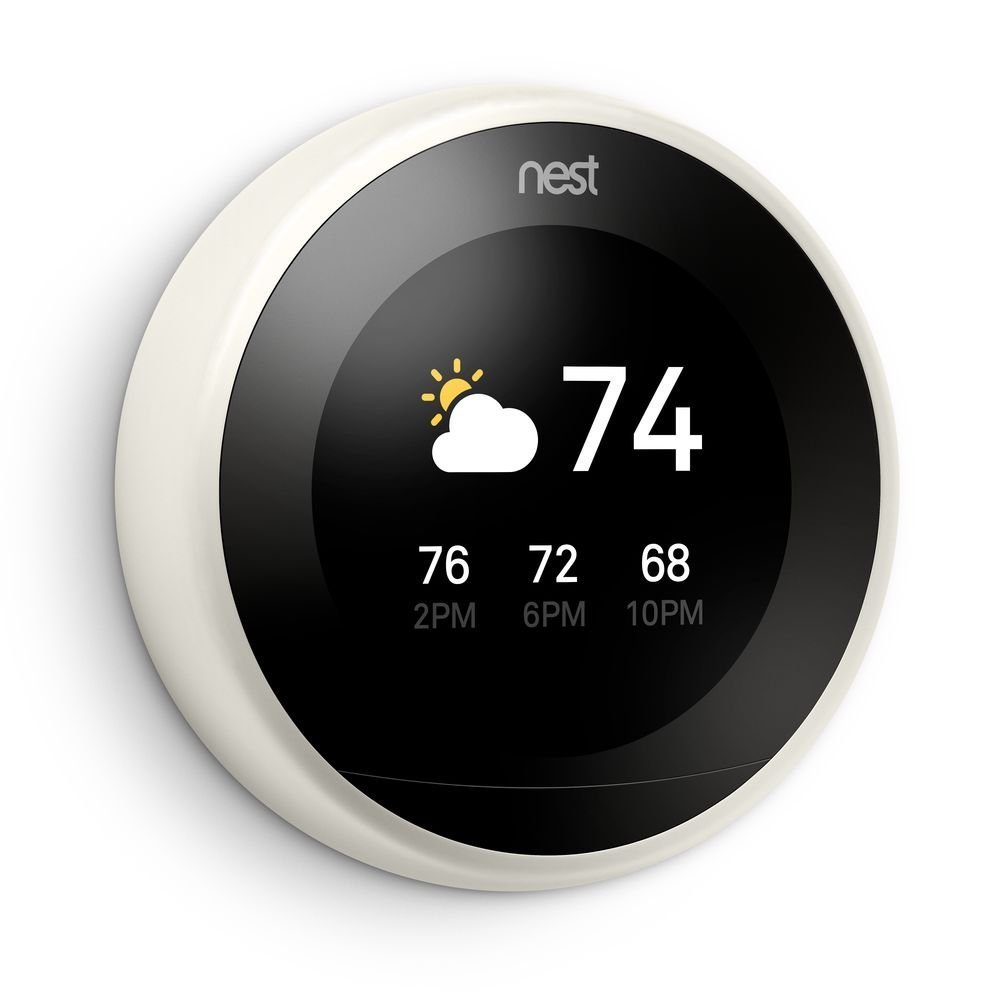 Nest Learning Thermostat (3rd Generation) with Nest Temperature Sensor (T5000SF) (White)