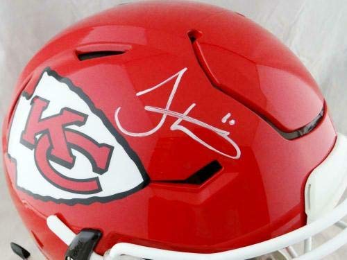 Tyreek Hill Signed F/S Kansas City Chiefs SpeedFlex Helmet - JSA W Auth *White - Autographed NFL Helmets