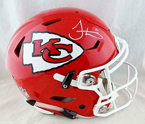 Tyreek Hill Signed F/S Kansas City Chiefs SpeedFlex Helmet - JSA W Auth *White - Autographed NFL Helmets