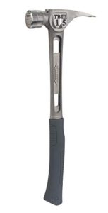 stiletto tb3mc 15oz. ti-bone 3 titanium hammer with milled face, curved handle and new improved model anti-rotational face