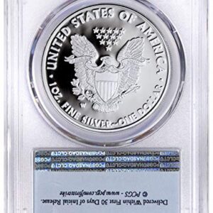 2017 W Silver Eagle 2017-W Proof American Silver Eagle PCGS PR70 DCAM First Strike (Flag Label) $1 PR-70 PCGS DCAM