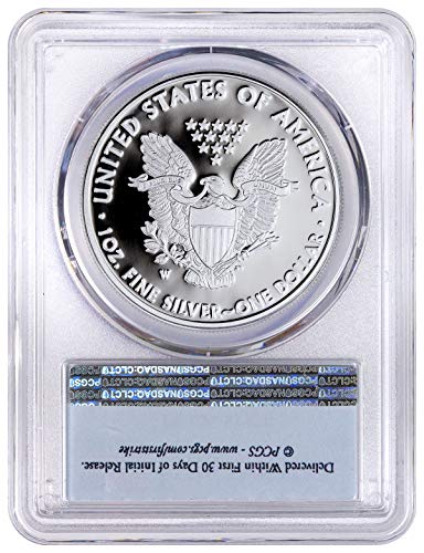 2017 W Silver Eagle 2017-W Proof American Silver Eagle PCGS PR70 DCAM First Strike (Flag Label) $1 PR-70 PCGS DCAM