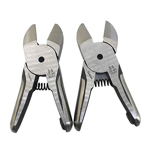 Jitterbug 3 Pieces Pneumatic Air Nipper S5 Replacement Blade HS20 Pneumatic Shear Scissor Metal Copper Wire Cutter Head (2)