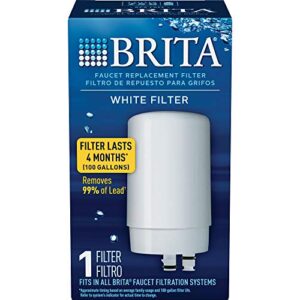 Brita 36309CT On Tap Faucet Replacement Water Filter Cartridge, Blue, White, Pack of 6