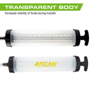 ARCAN PROFESSIONAL TOOLS Suction Gun Transparent Body and Ribbed Nozzle, 16 OZ Chamber Capacity (ASTSG)