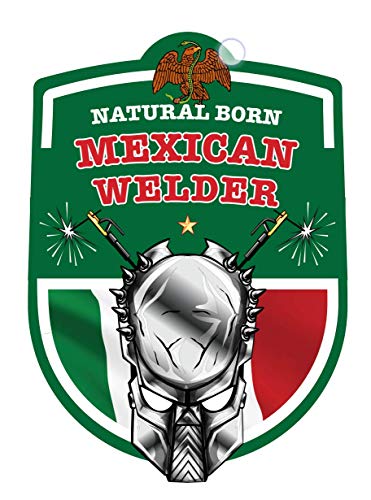 Pack of 3 Mexican Welder | Welding Stickers Decal | Oilfield Trash Hart Hat Sticker | USA Decals