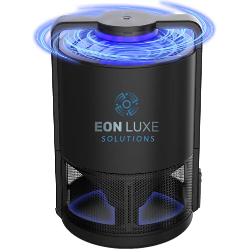 Indoor Insect Trap Bug-Zapper by Eon Luxe Solutions - Catcher & Killer for Gnat, Moth, Fruit Flies, Mosquito - Non-Zapper Traps for Bug Free Home - Catch Flying Insect Indoors via Light and Glue