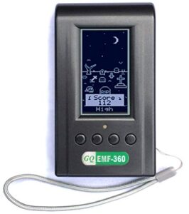 gq ghost meter ghost detector ghost hunting 3-in-1 emf-360 multi-field emf meter rf detector sensor