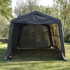 bestmart inc 10x15ft heavy duty grey carport portable garage storage shed canopy