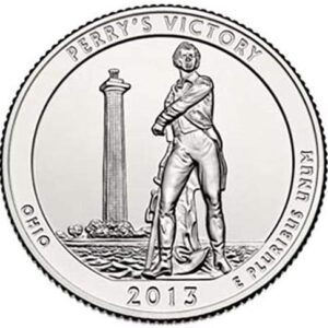 2013 P,D,S BU Perry's Victory and International Peace Memorial NP Quarter Choice Uncirculated US Mint 3 Coin Set