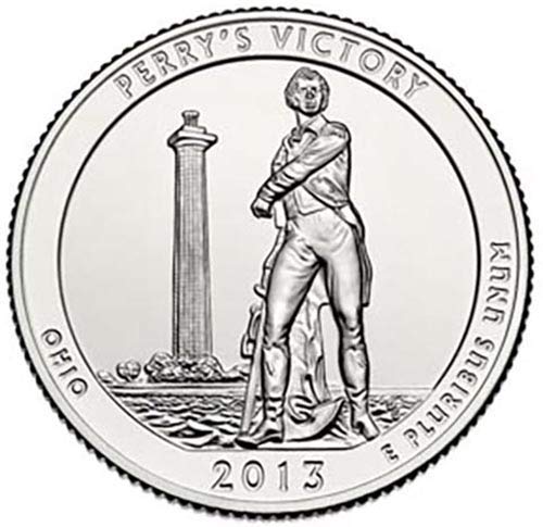 2013 P,D,S BU Perry's Victory and International Peace Memorial NP Quarter Choice Uncirculated US Mint 3 Coin Set