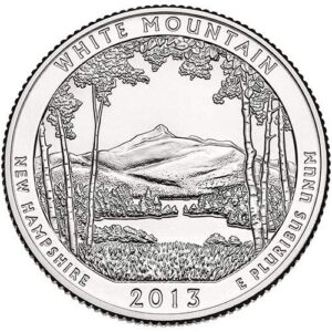 2013 p bu white mountain new hampshire national forest np quarter choice uncirculated us mint