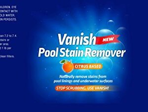 Bosh Chemical Vanish Pool & Spa Stain Remover 2 Pack (4LBS)- Natural Safe Citrus Based, Works Excellent on Vinyl, Fiberglass, and Metals, Removes Rust and Other Tough Stains