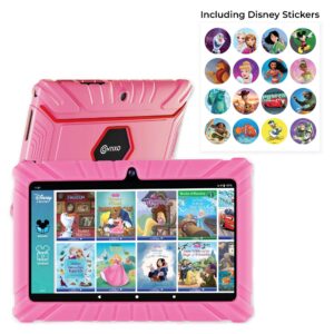 Contixo Kids Tablet - V8 32GB 7" Android Tablet for Kids, Includes 50+ Disney Storybooks & Stickers (Value $200), Kid-Proof Case, (2023 Model) - Pink