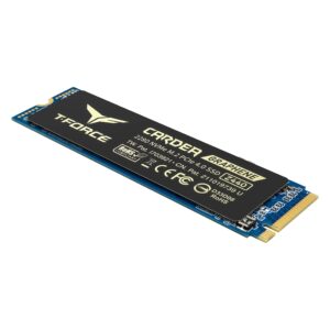 TEAMGROUP T-Force CARDEA Z440 1TB DRAM SLC Cache 3D TLC NAND NVMe Phison E16 PCIe Gen4x4 M.2 2280 Gaming SSD with Graphene Heat Spreader Works with PS5 Read/Write 5000/4400 MB/s TM8FP7001T0C311