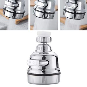 kitchen sink aerator, 360-degree swivel faucet aerator, water saving faucet with gasket faucet replacement part for kitchen,bathroom - 3 spray modes adjustment