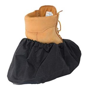 2 Pairs Non Slip waterproof Reusable shoe Covers for contrators and Carpet Floor Protection, Machine Washable. X-LARGE