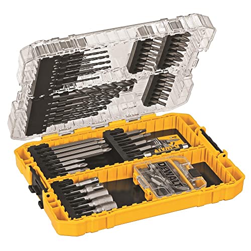 DEWALT Drill Bit Set / Screwdriver Set, 80-Piece (DWAMF1280) , Yellow