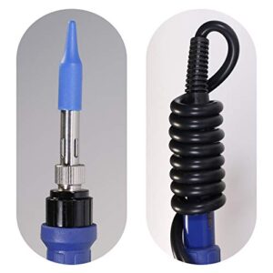 YIHUA 907I Blue Grip Replacement Soldering Iron Handpiece/Handle for YIHUA 862BD+, 853D 2A USB, 853D 3A USB, 853D 5A II and 948-II models