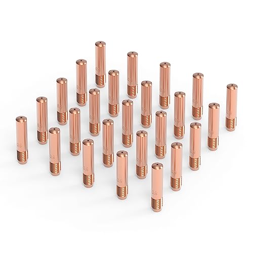 YESWELDER 25-pk MIG Welding Contact Tip 000-068 (0.035") for Miller Millermatic M-10 M-15 M-25 M-40 M-100 M-150 Hobart H-9 H-10 MIG Guns