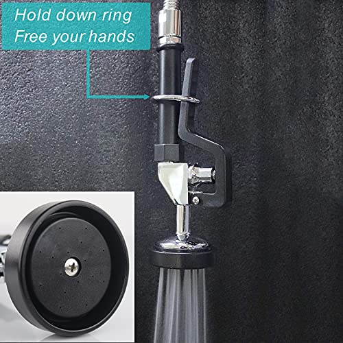 YooGyy Commercial Sink Faucet with 1.79 GPM Pre-Rinse Sprayer Wall Mount 4 Inch to 8 Inch Adjustable Center 26’’ Height Pre-Rinse Faucet with 12 Inch Add-on Swing Spout