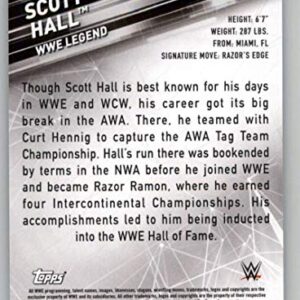 2019 Topps WWE Smackdown Live #86 Scott Hall Wrestling Trading Card