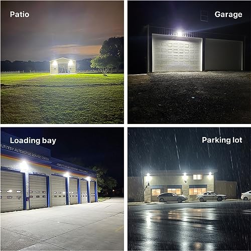 HYPERLITE LED Wall Pack Light 40W 5200lm, Full Cut-Off Adjustable ETL Approved Wall Pack for Buildings Loading Bay Entryways Parking Lot Patio, 175W Matel-Halide Replacement