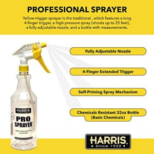 HARRIS Spray Bottle Assortment Bundle, 3-Pack with Attachable Funnel