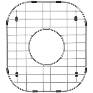 serene valley sink protector grid 11-11/16" x 13-3/16", centered drain with corner radius 3-1/2", 304 stainless steel material nlw1311c