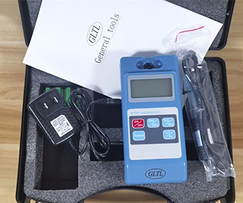 GLTL Gaussmeter Tesla Meter Surface Magnetic Field Tester with N/S Function + Metal Probe