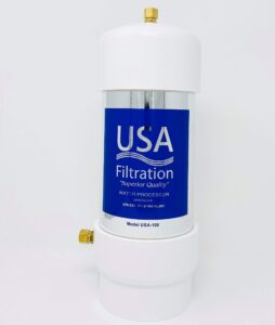 5-stage under sink counter water filter system (25,000 gallon rated) - nsa 100s and 100x replacement made in usa by usa filtration