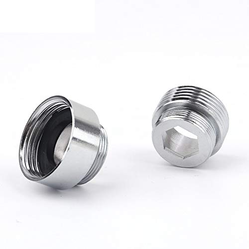 1pc Stainless Steel 3/4" Female Thread to M22 Connector for Faucet Fittings Tap Adapter Water Gun Water Purifier Accessory (F)