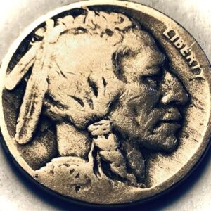 1921 S Buffalo Indian 5 Cents Nickel Seller Very Good