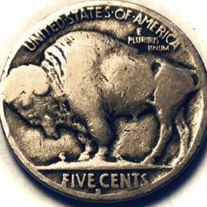 1921 S Buffalo Indian 5 Cents Nickel Seller Very Good