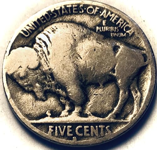1921 S Buffalo Indian 5 Cents Nickel Seller Very Good