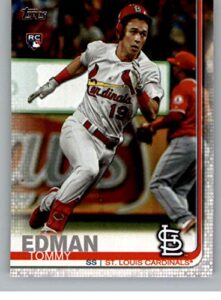 2019 topps update (series 3) #us84 tommy edman rc rookie st. louis cardinals official baseball trading card