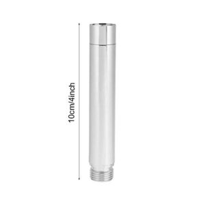 4inch Shower Extension Tube Stainless Steel Round Pipe Handheld Shower Unit for Bathroom Accessory