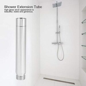 4inch Shower Extension Tube Stainless Steel Round Pipe Handheld Shower Unit for Bathroom Accessory