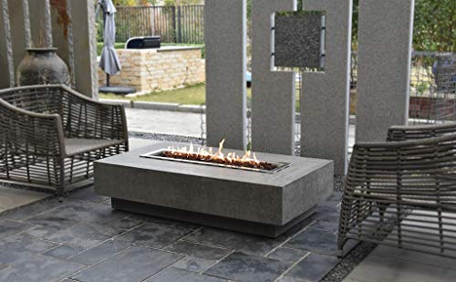 Fire Table Outdoor Fire Pit Hampton Fire Table with Elementi Brand-Natural Gas