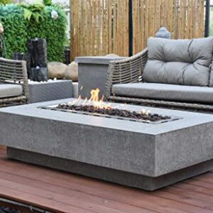 Fire Table Outdoor Fire Pit Hampton Fire Table with Elementi Brand-Natural Gas