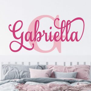 name wall decal sticker custom name wall decal girls room boys room - personalized name wall decal nursery decal - baby monogram vinyl wall art