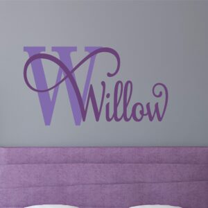 Name Wall Decal Sticker Custom Name Wall Decal Girls Room Boys Room - Personalized Name Wall Decal Nursery Decal - Baby Monogram Vinyl Wall Art