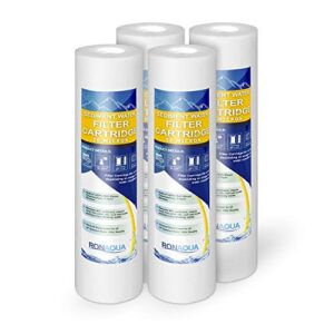 50m-4pk 50-micron sediment water filter cartridge well-matched with p5, ap110, wfpfc5002, cfs110, rs14, whkf-gd05, 4-pack
