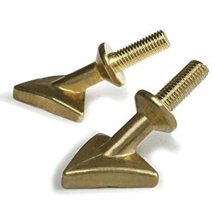 2pc Jounjip Replacement Tips for Jounjip or Gino Brand 80 Watt Plastic Welding Kits - 1/4"-28 Thread