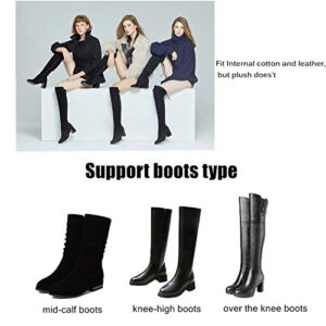 Knee Boots Straps Anti-Slip Fixed belt | Anti-Drop Down Prevent Loose | with 20 pcs Tape Stickers[1 pair](15.8-23.6 inch)