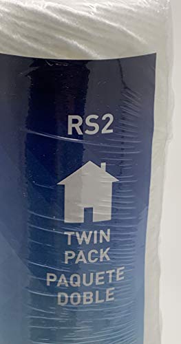 OMNIFilter RS-2 Standard Omni RS 2 Whole House Replacement Under Sink Water Filter RS2 Twin Pack (Package of 2 Filters) RS2 Sediment Water Filter Replacement String Wound Water Filter