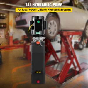 Mophorn Hydraulic Pump 2950 PSI 60HZ Hydraulic Power Unit 3 HP 220V Hydraulic Power Pack for 2 & 4 Post Lifts Car Lift Hydraulic Power Unit with 3.5 Gallon Reservoir