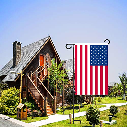 Garden flag stand,flag banner stands,decor pole stand,yard flag pole small, Banner Flagpole,Wrought Iron flag stand for flags with Anti-Wind Clip,flag pole bulk Without Flag