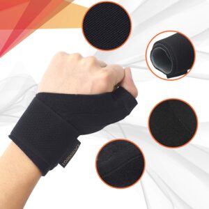 Thumb Splint Brace - Reversible Thumb & Wrist Stabilizer Splint for BlackBerry Thumb, Trigger Finger, Pain Relief, Arthritis, Tendonitis, Sprained and Carpal Tunnel Supporting, Lightweight and Breatha